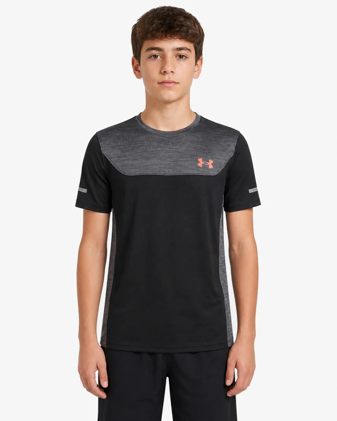 T-shirt Under Armour Tech Utility Junior - Noir/Gris
