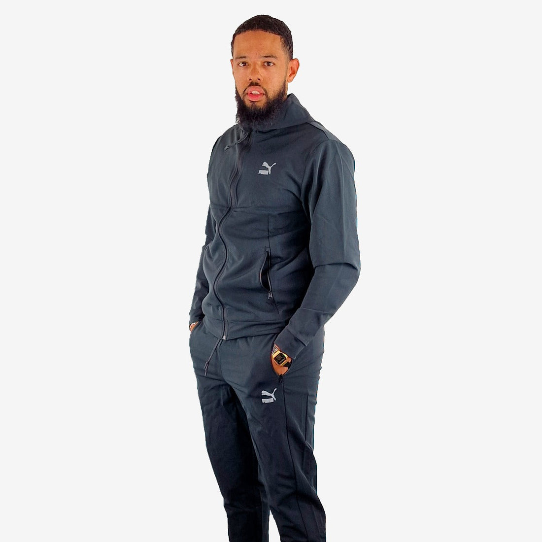 Veste à capuche Puma Woven - Noir