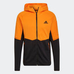Veste à capuche Adidas Designed For Gameday  - Noir/Orange