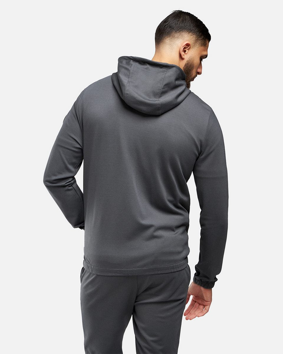 Veste à capuche Helvetica Beta - Gris