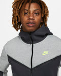Veste à capuche Nike Tech Fleece - Gris/Vert