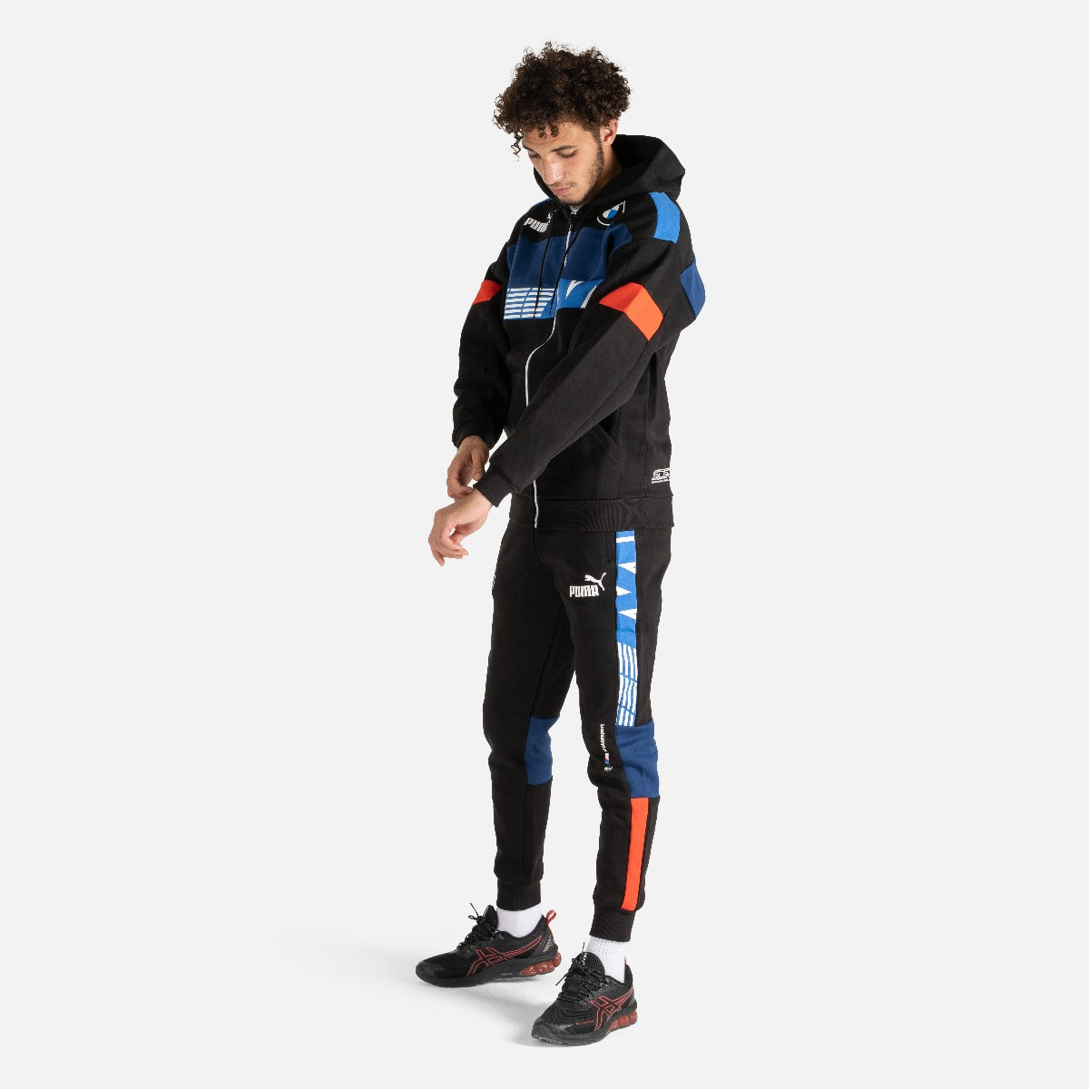 Veste à capuche Puma BMW Motorsport - Noir/Rouge/Bleu