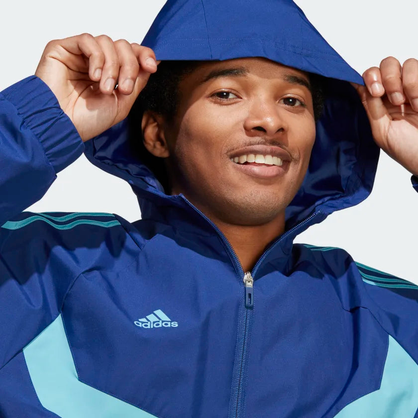 Veste Coupe-Vent Adidas Tiro Warm - Bleu