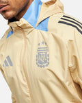 Veste Coupe-Vent Argentine - Beige/Bleu