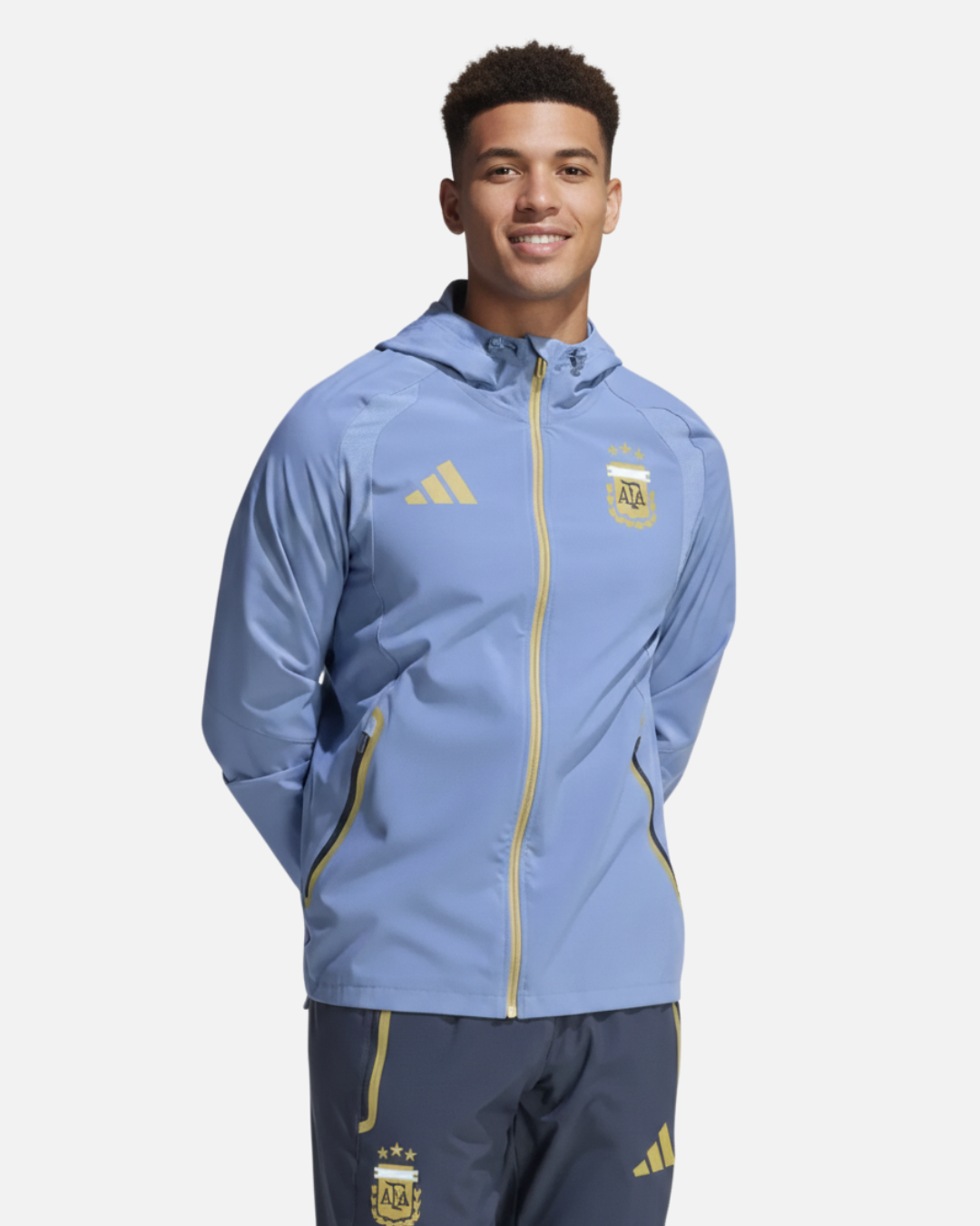 Veste Coupe-Vent Argentine Coupe du Monde 2026 - Bleu