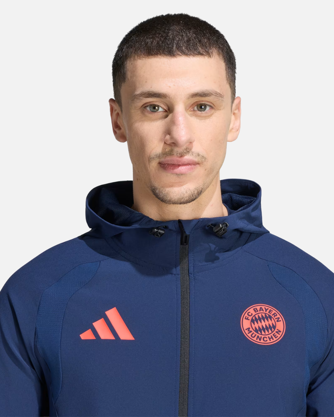 Veste Coupe-Vent FC Bayern 2026/2027 - Bleu/Rouge