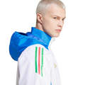 Veste Coupe-Vent Italie - Blanc/Bleu