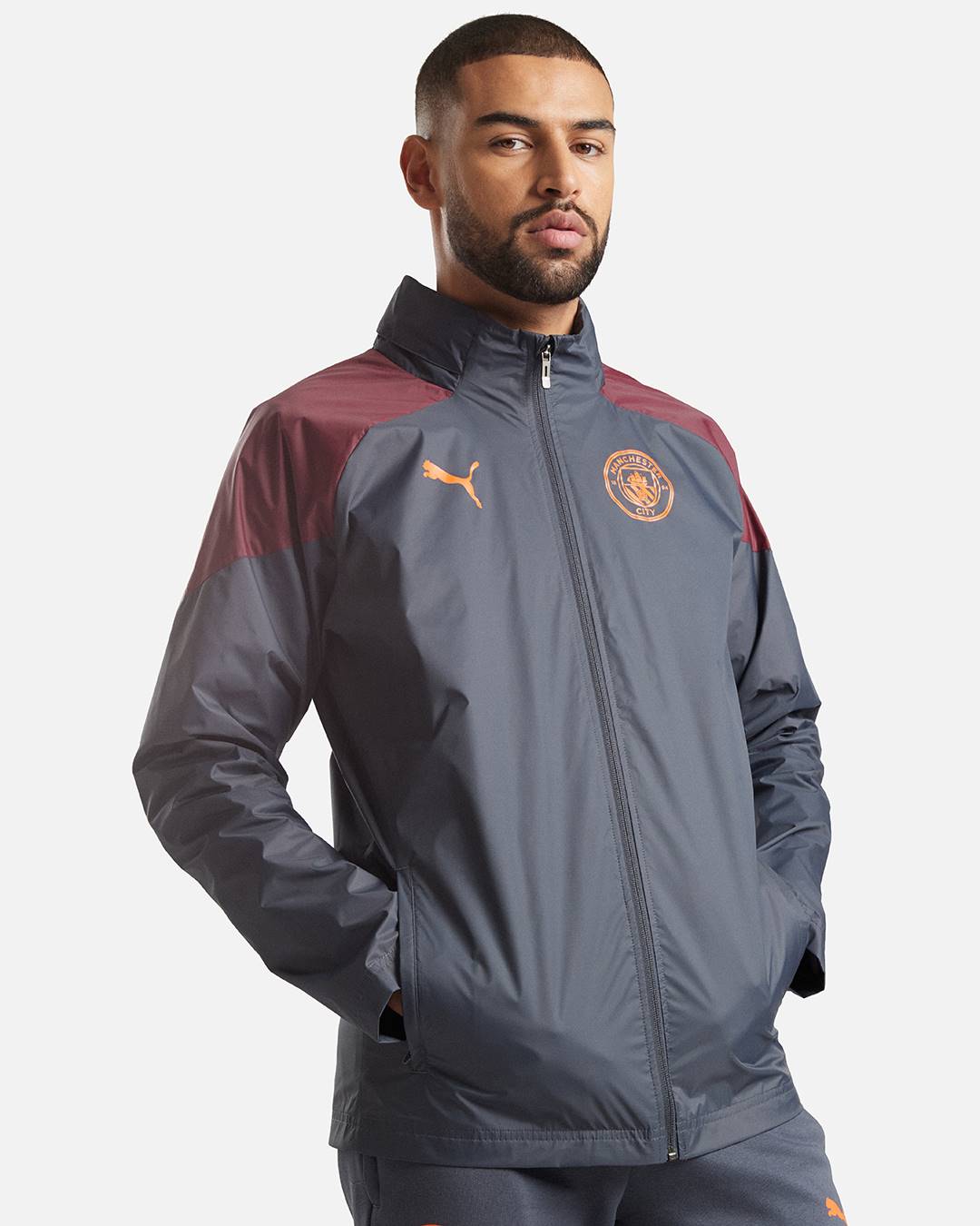 Veste Coupe-Vent Manchester City - Gris