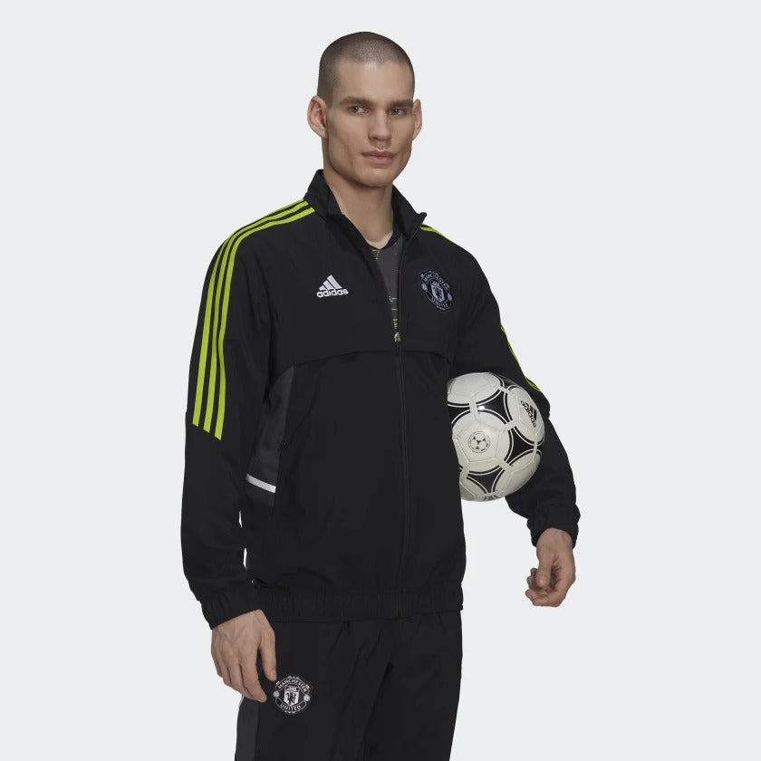 Veste de survetement Manchester United - Noir/Jaune