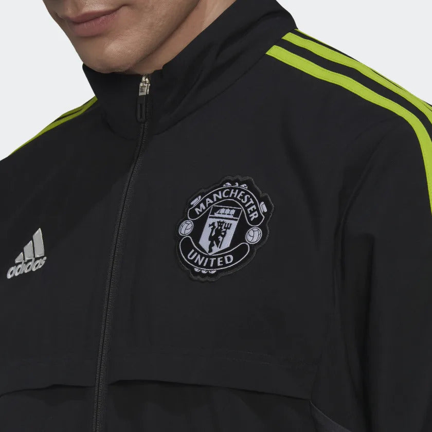 Veste de survetement Manchester United - Noir/Jaune