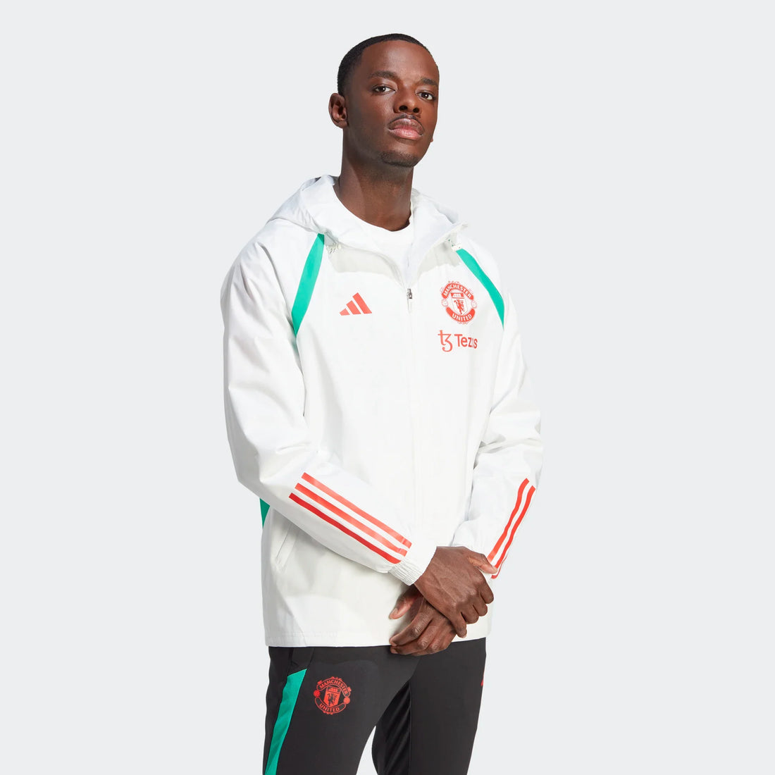 Veste Coupe-Vent Manchester United 2023/2024 - Blanc/Rouge/Vert