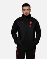 Veste Coupe-Vent Milan AC - Noir/Rouge