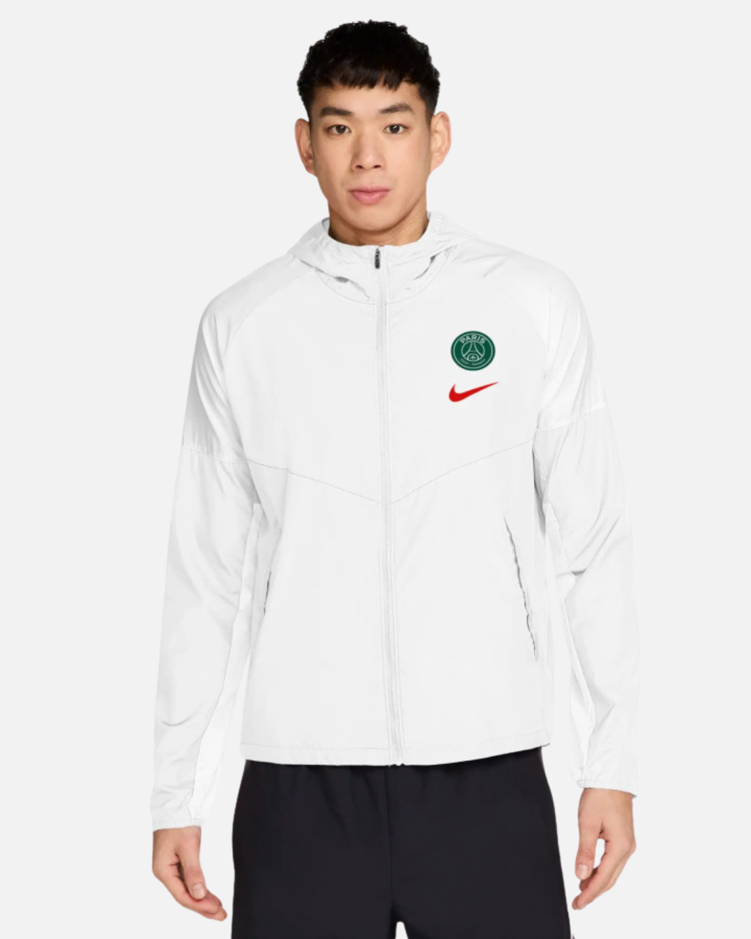 Veste Coupe-Vent PSG 2026/2027 - Blanc/Vert