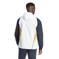 Veste Coupe-Vent Real Madrid - Blanc/Bleu/Jaune
