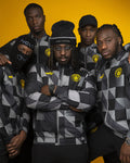Veste de survêtement Manchester City - Noir/Gris/Jaune