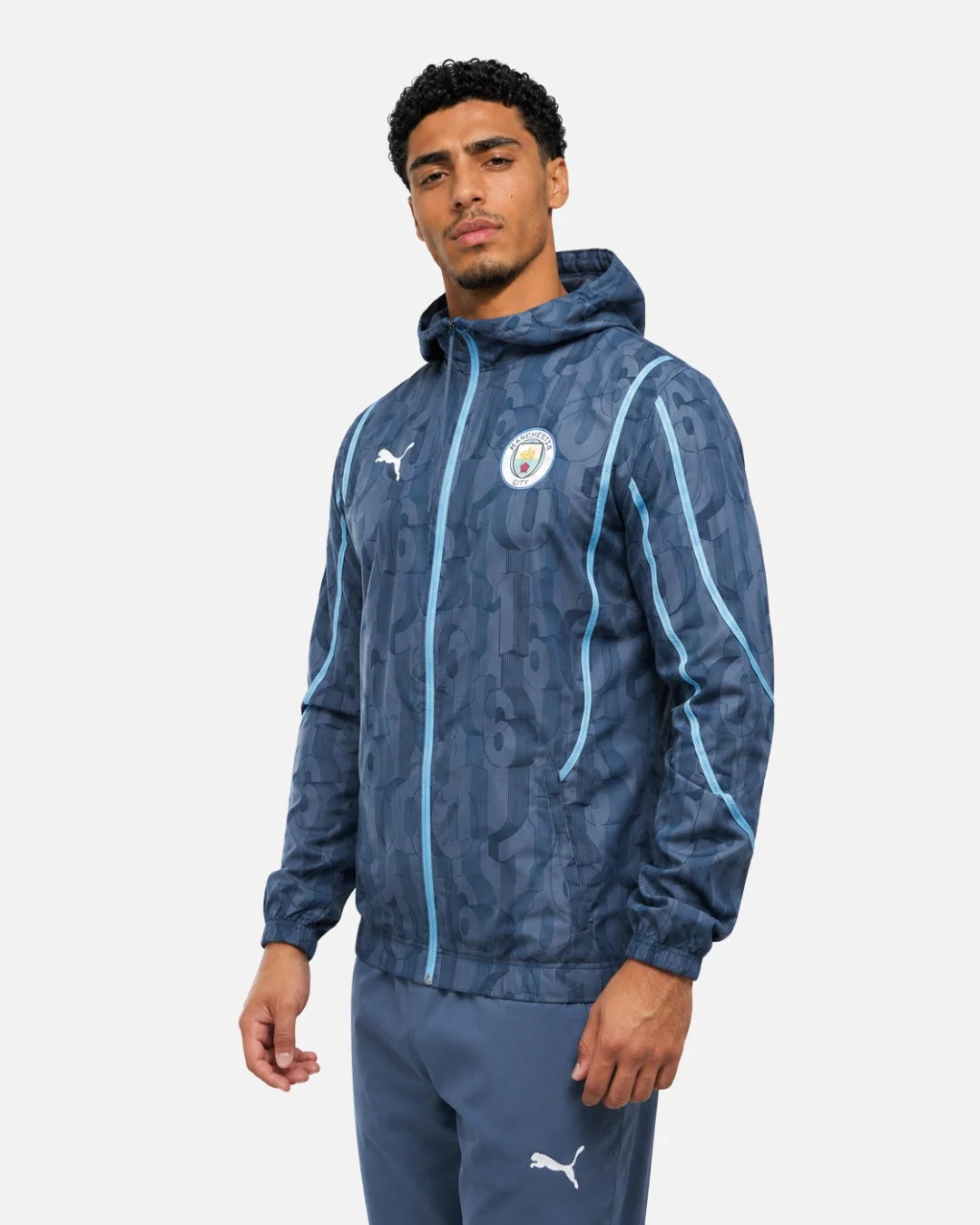 Veste de survêtement Manchester City 2024/2025 - Bleu