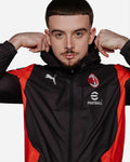 Veste de survêtement Milan AC - Noir/Rouge
