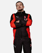 Veste de survêtement Milan AC - Noir/Rouge