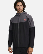 Veste Under Armour Running Tech Utility Woven - Noir/Gris