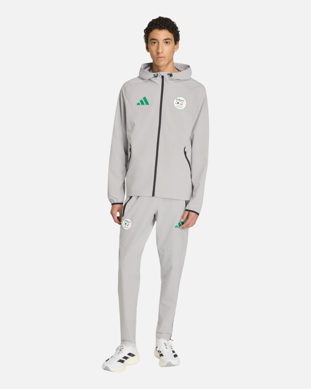 Veste de survêtement Algérie 2026 - Gris