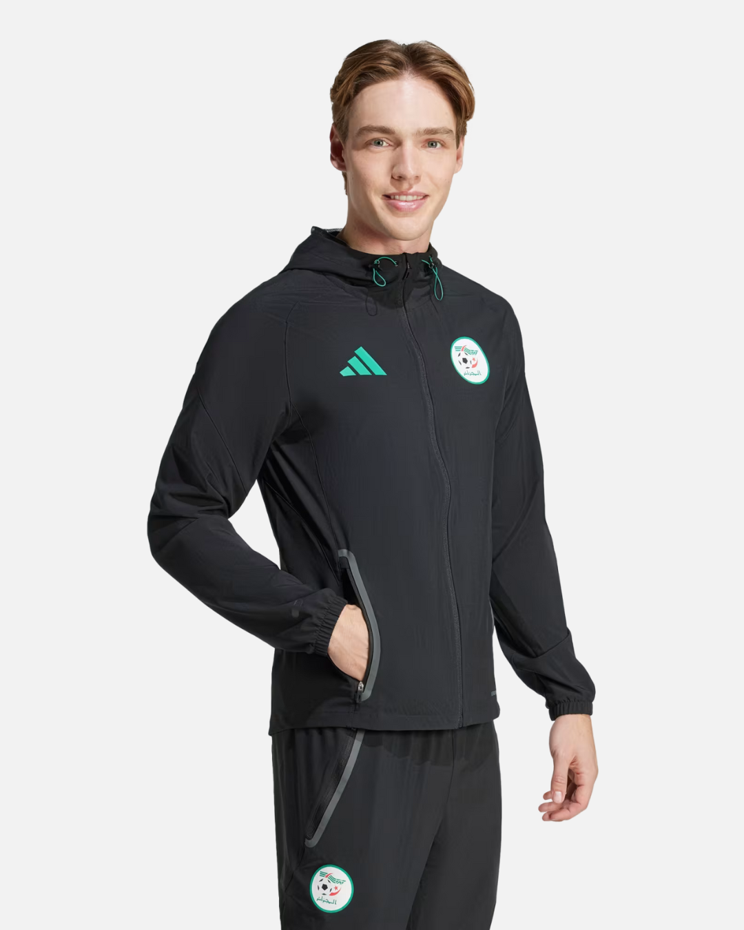 Veste de survêtement Algérie -  Noir