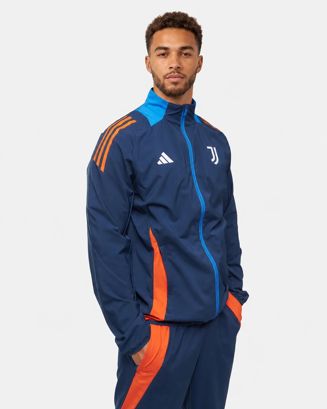 Veste de survêtement Juventus 2024/2025 - Bleu/Orange