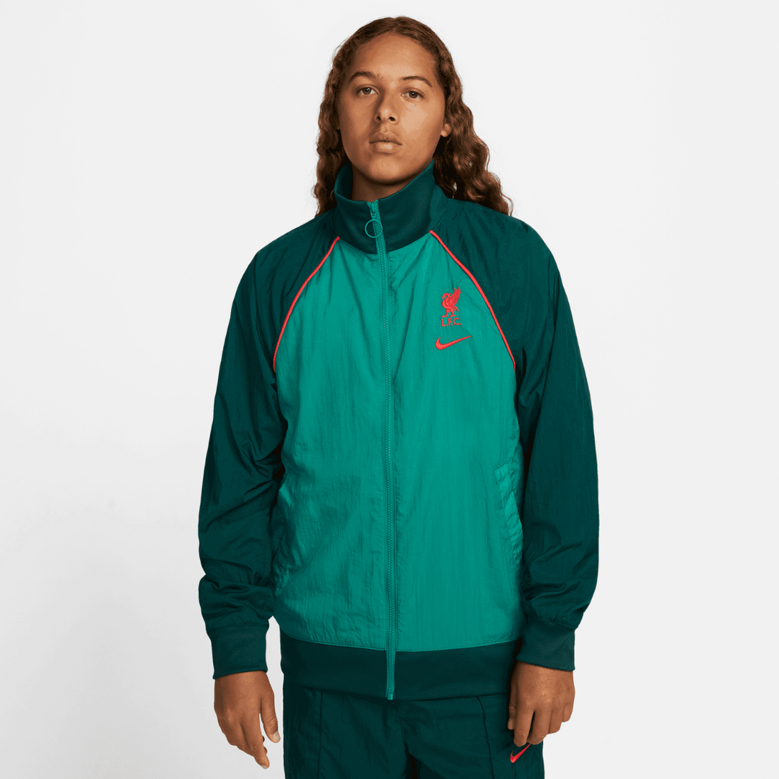Veste de survêtement Liverpool - Vert/Rouge