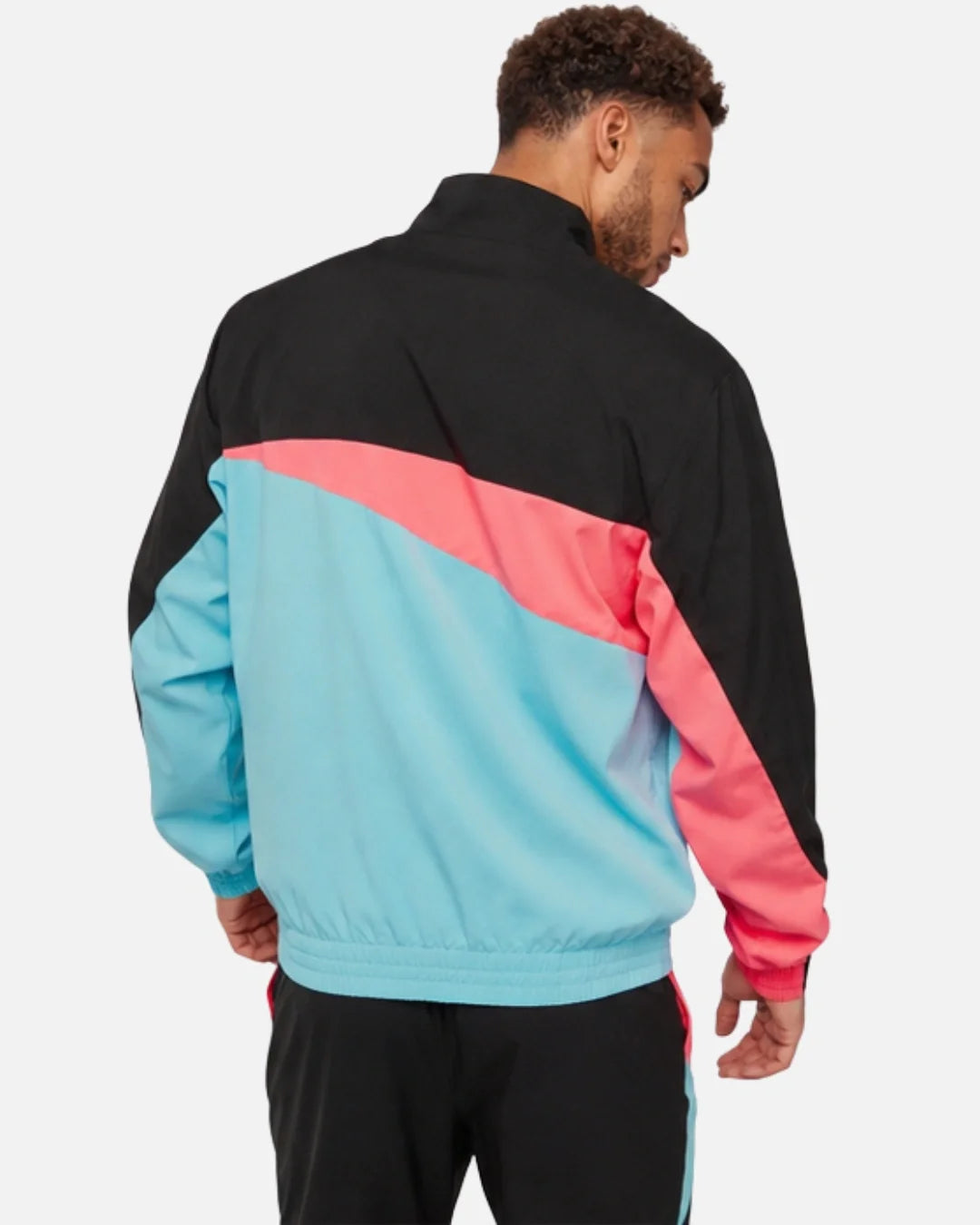 Veste de survêtement Manchester City - Noir/Bleu/Rose