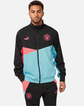 Veste de survêtement Manchester City - Noir/Bleu/Rose