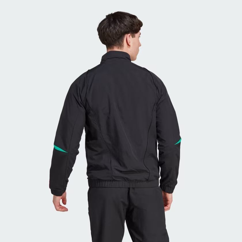 Veste de survêtement Manchester United - Noir/Rouge/Vert