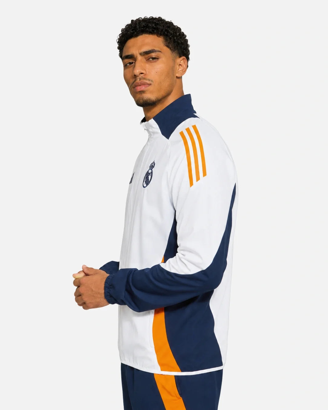 Veste de survêtement Real Madrid 2024/2025 - Blanc/Bleu/Orange