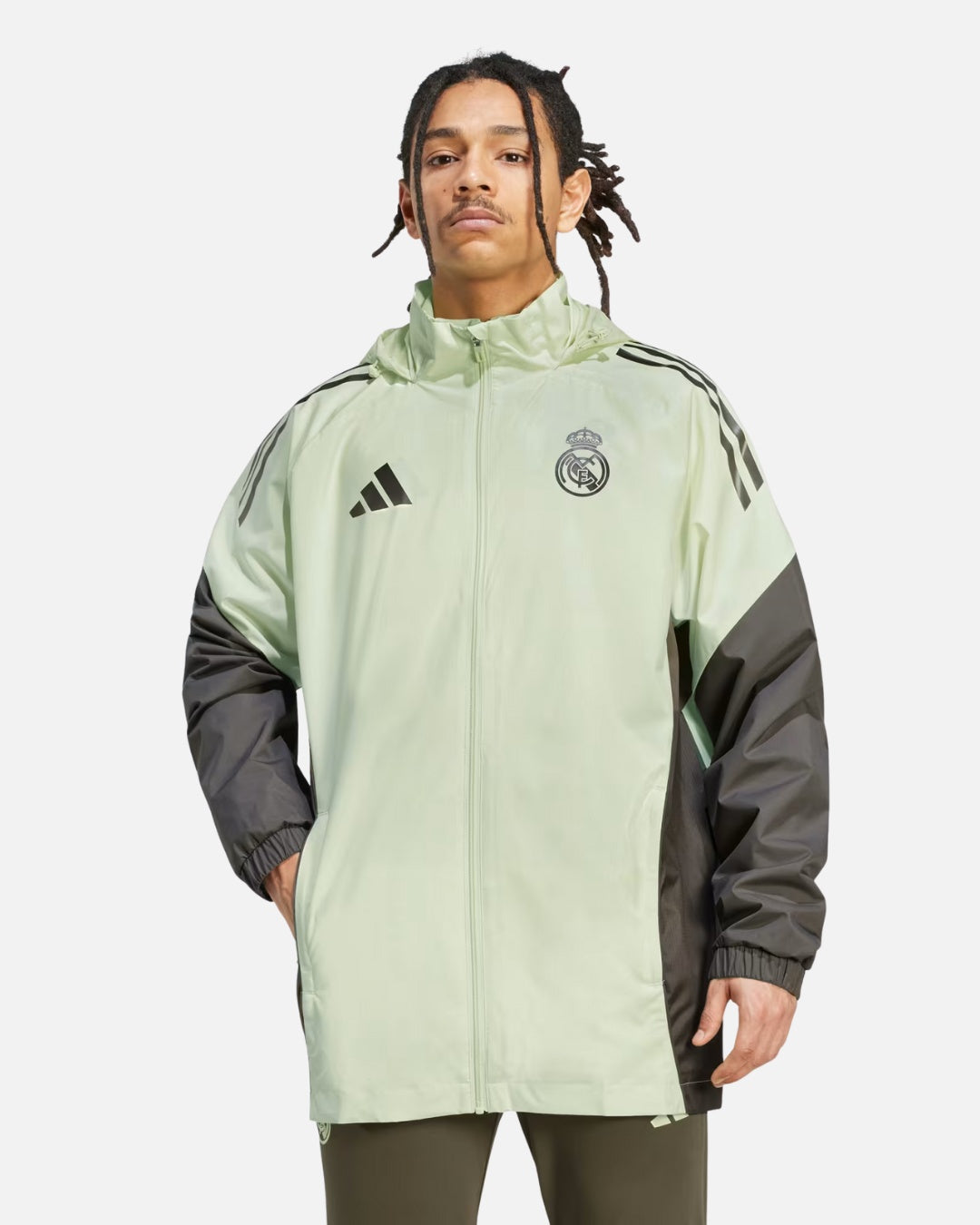 Veste de survêtement Real Madrid Tiro 2025/2026 Compétition - Vert