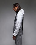 Veste de survêtement Running Serramont Thermodrive - Gris/Blanc/Noir
