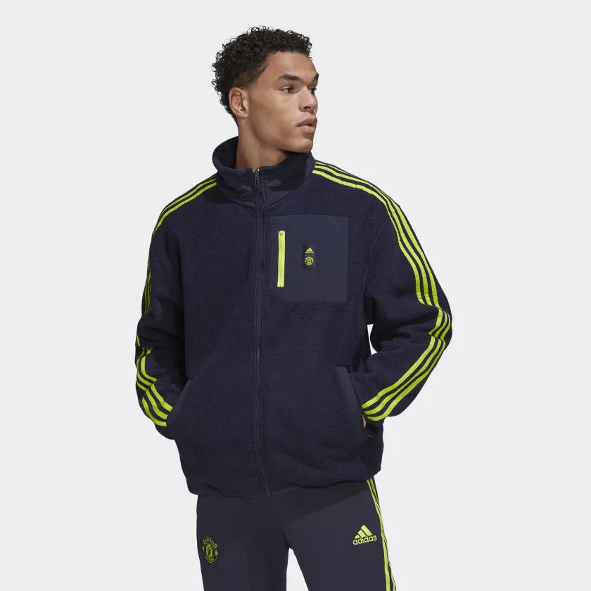 Veste d'entrainement Manchester United - Bleu/Jaune