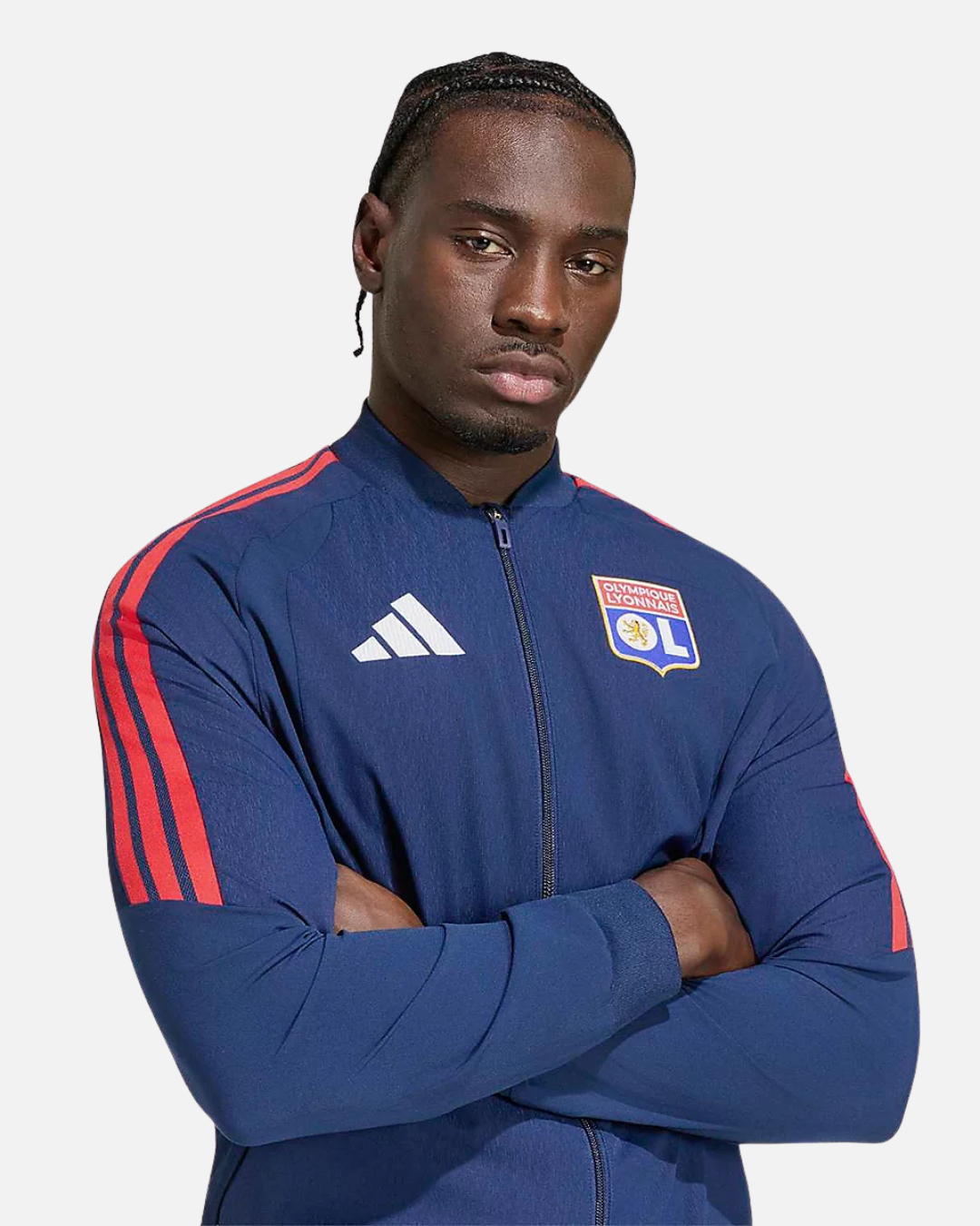 Veste d'entrainement OL 2026/2027 - Bleu/Rouge
