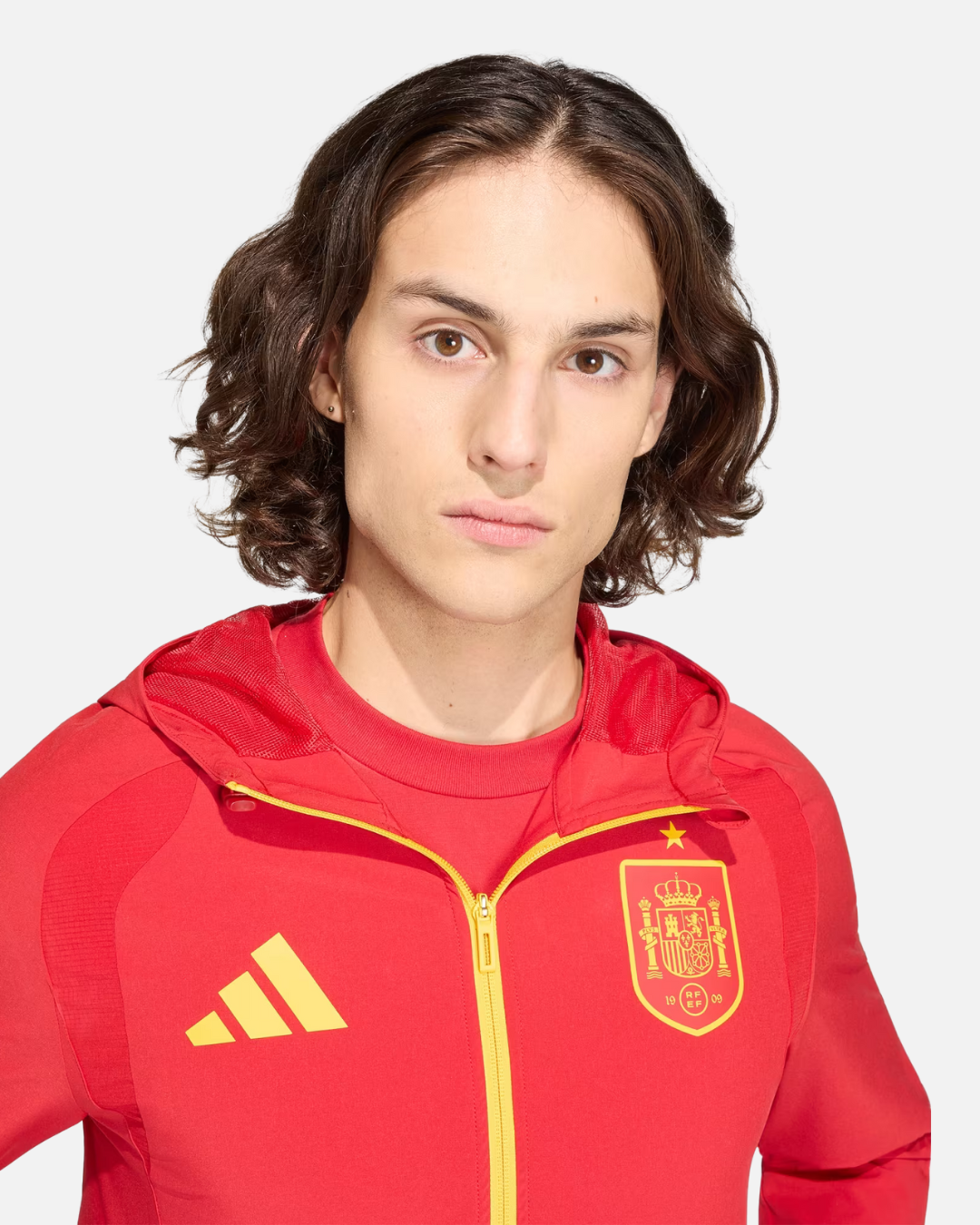 Veste Coupe-Vent Espagne Coupe du Monde 2026 - Rouge