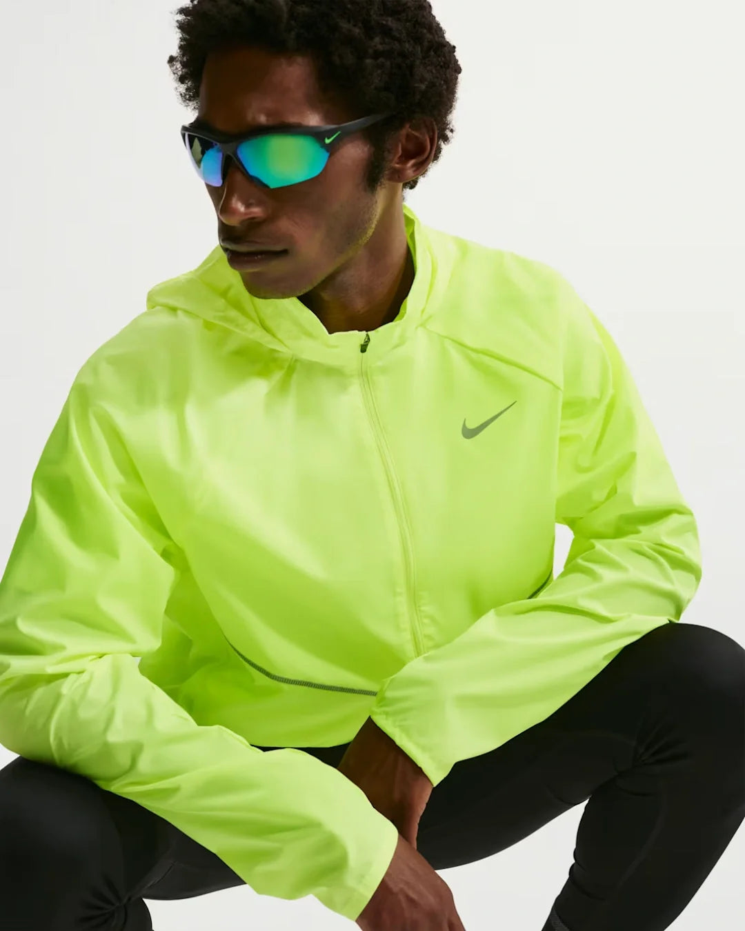 Veste Running Nike Repel Miler - Vert