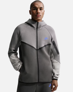 Veste Nike Tech Fleece - Gris/Bleu