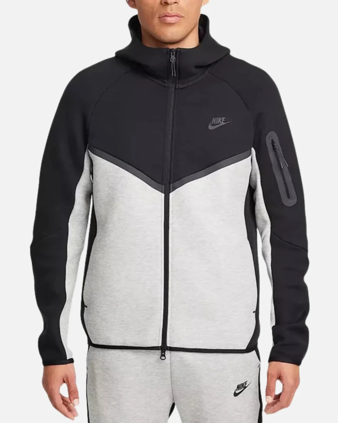Veste Nike Tech Fleece - Noir/Gris