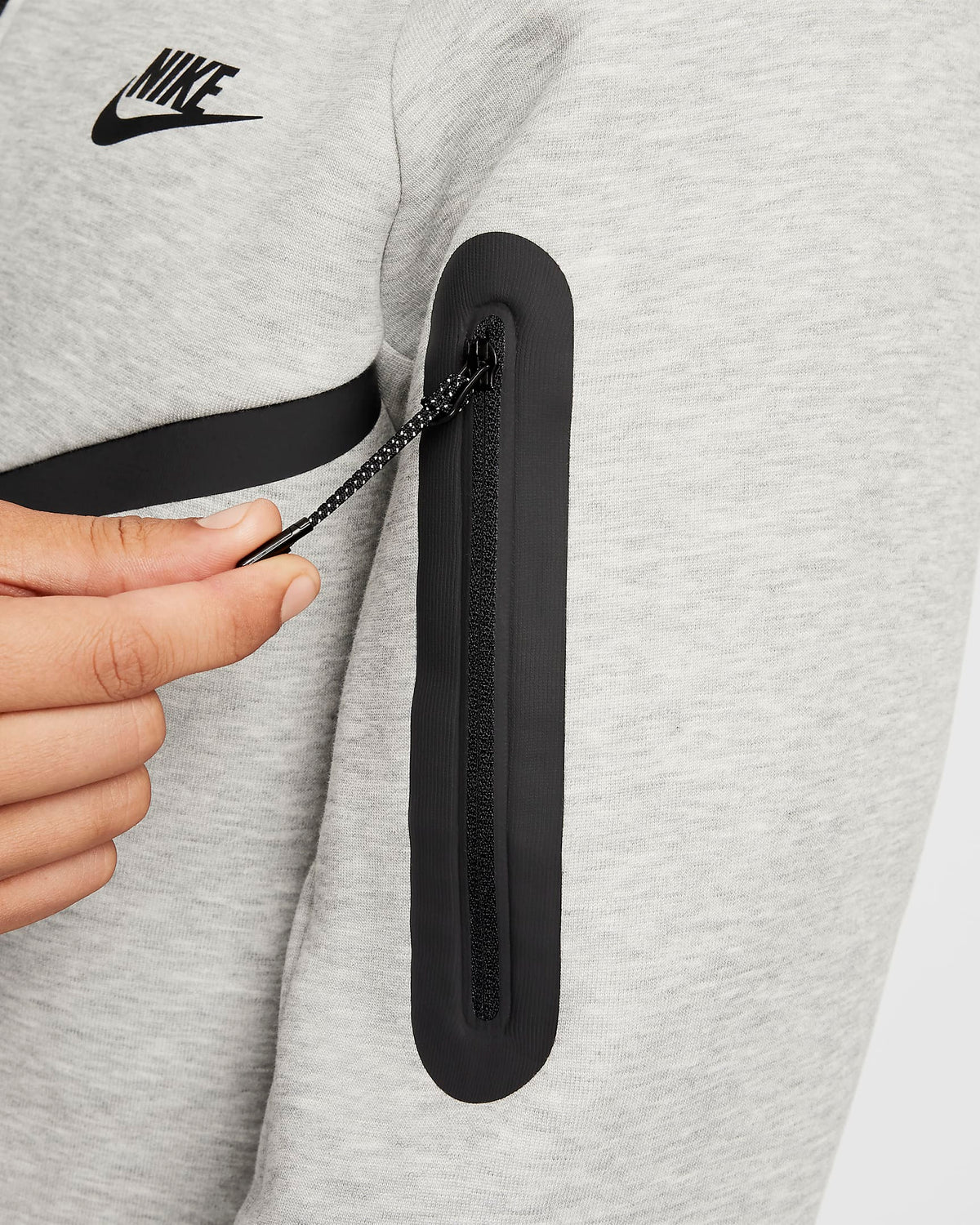 Veste Nike Tech Fleece Windrunner - Gris/ Noir