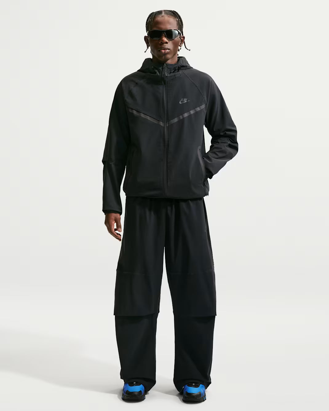 Veste Nike Windrunner tissée à zip Dri-FIT - Noir