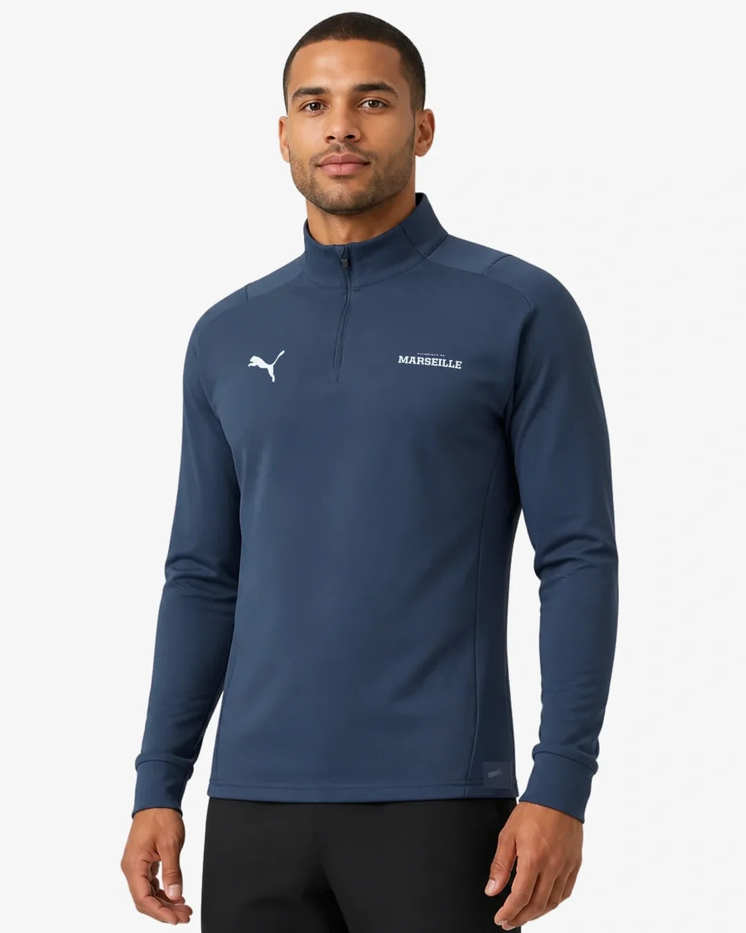 Haut d'entraînement Puma OM Fleece  - Bleu