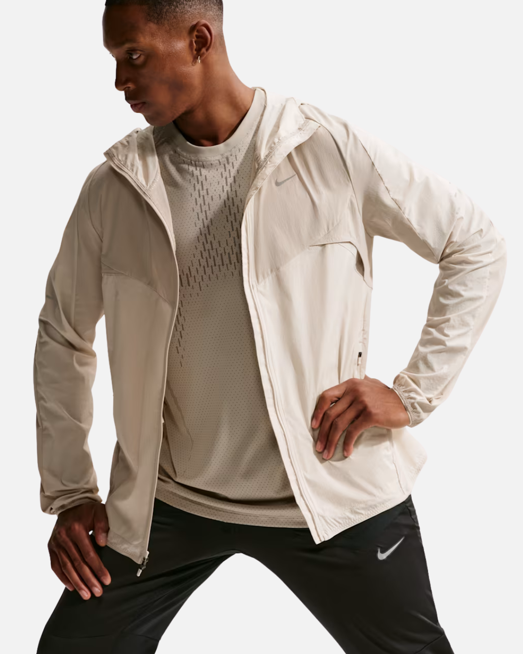 Veste Running Nike Stride Plus - Beige