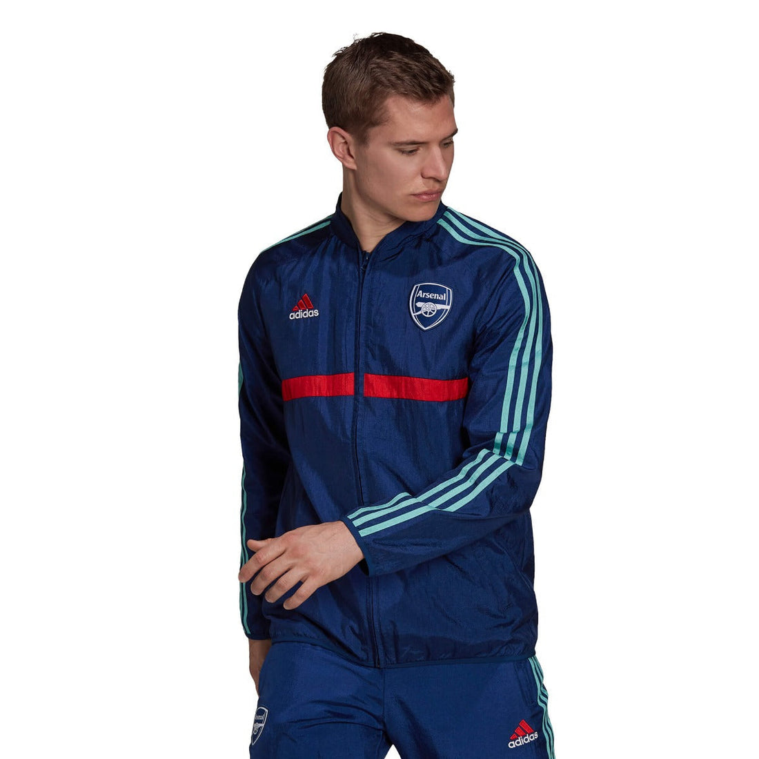Veste survêtement Arsenal Icon - Bleu/Rouge