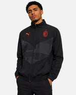 Veste de survêtement Milan AC - Noir/Rouge