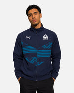 Veste de survêtement OM - Bleu
