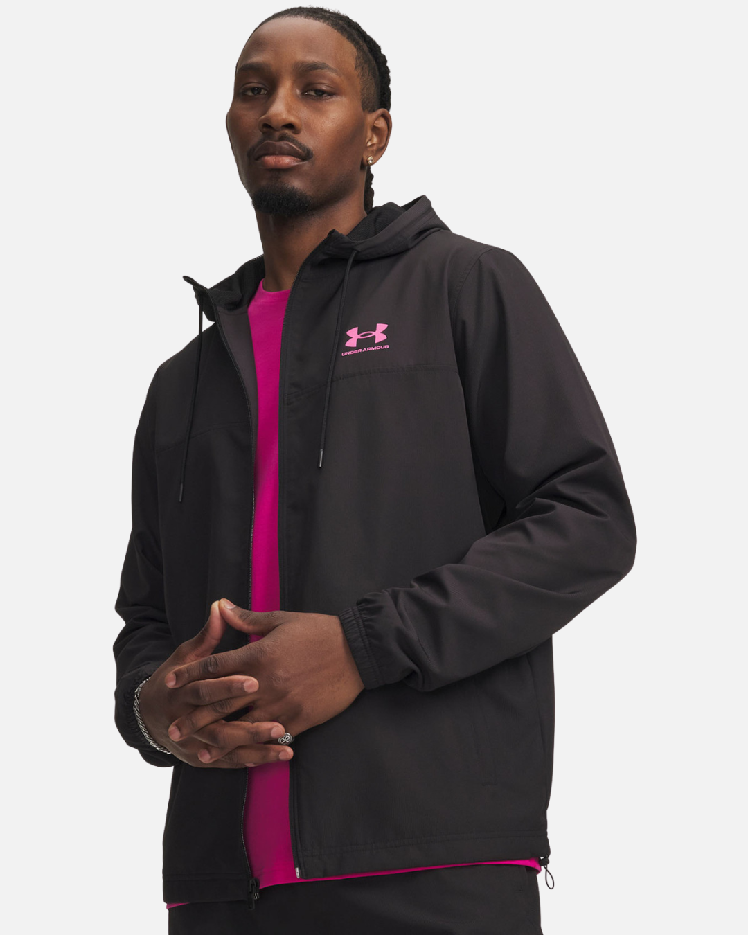 Veste Under Armour Rival Windbreaker - Noir