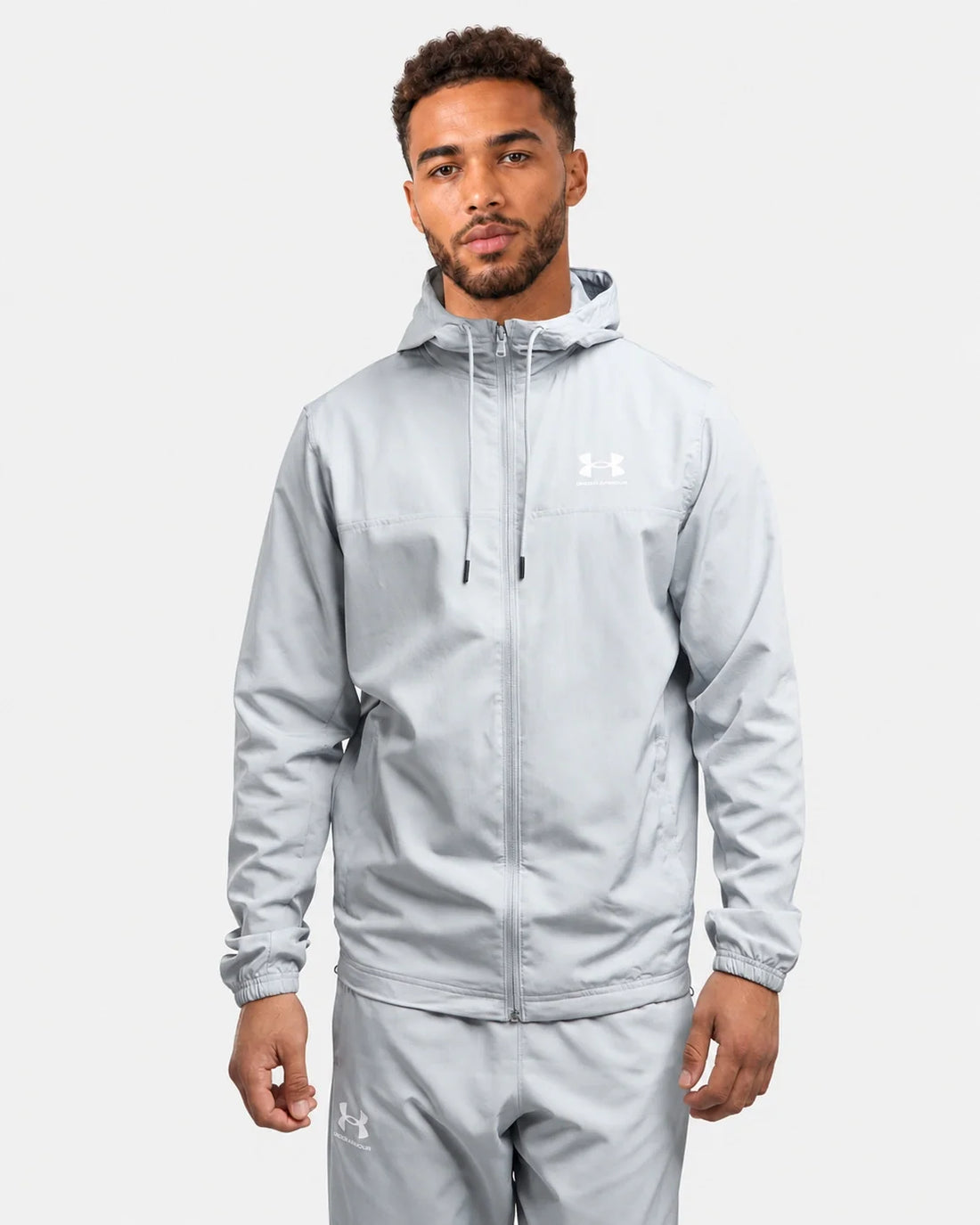 Veste Under Armour Running Rival Woven - Gris