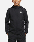 Veste Under Armour Rival Woven Junior - Noir/Blanc