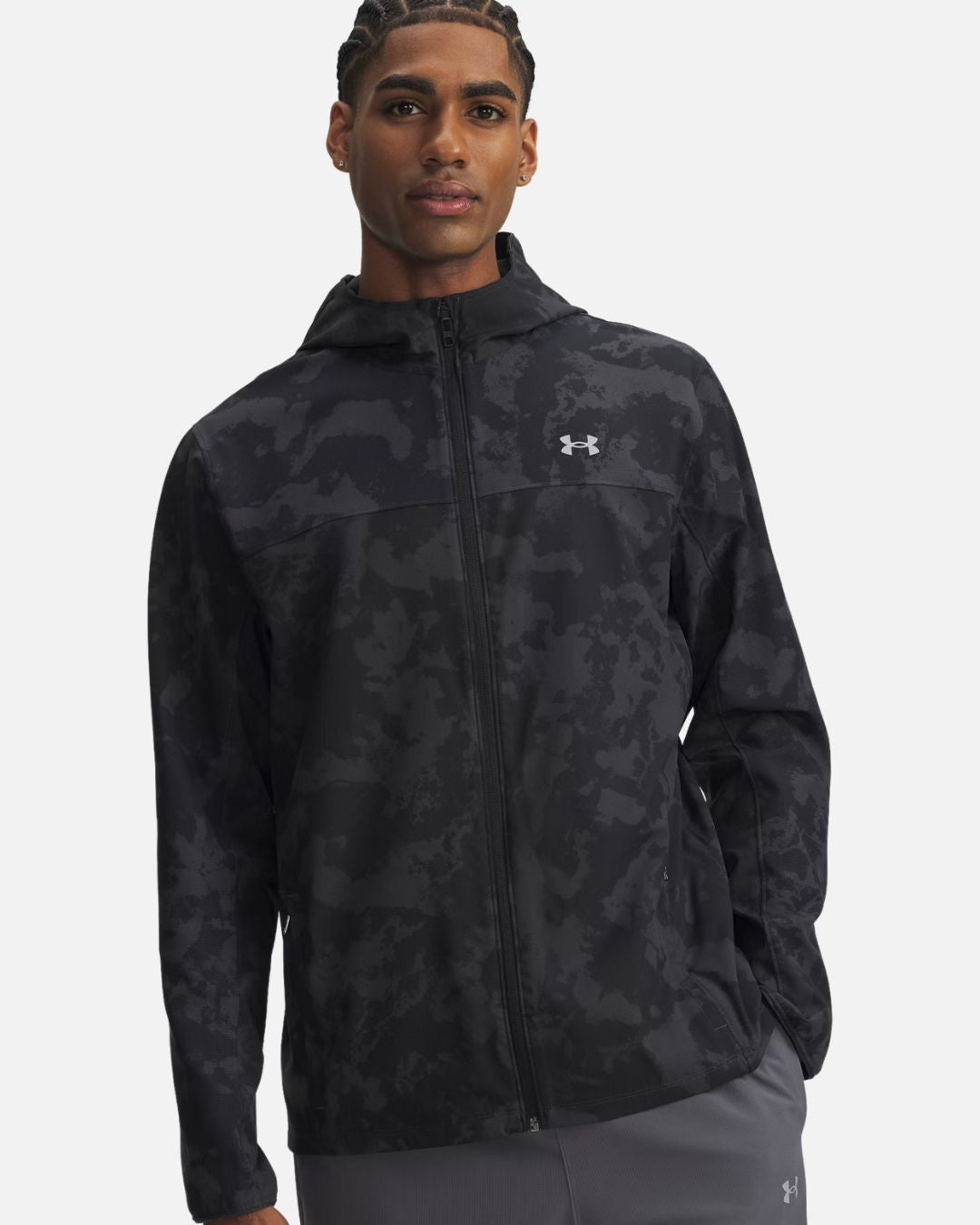 Veste Under Armour Running Velociti Pro Storm - Noir/Gris